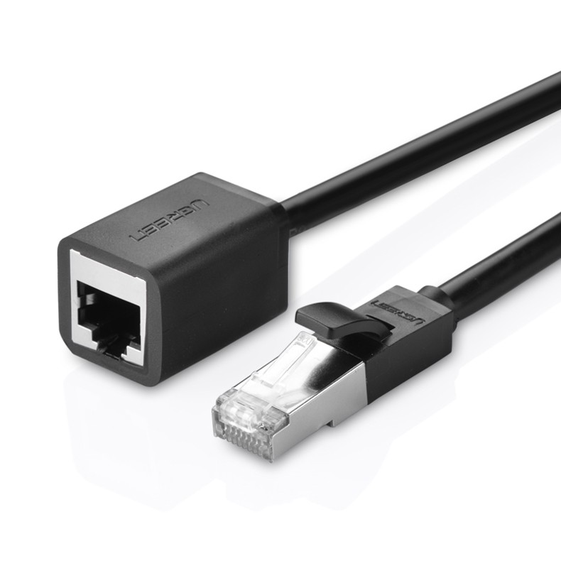 意昂2网线延长线 6类纯铜公对母连接线网络连接器