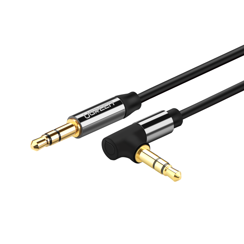 AUX音频线公对公弯头车用3.5m手机线