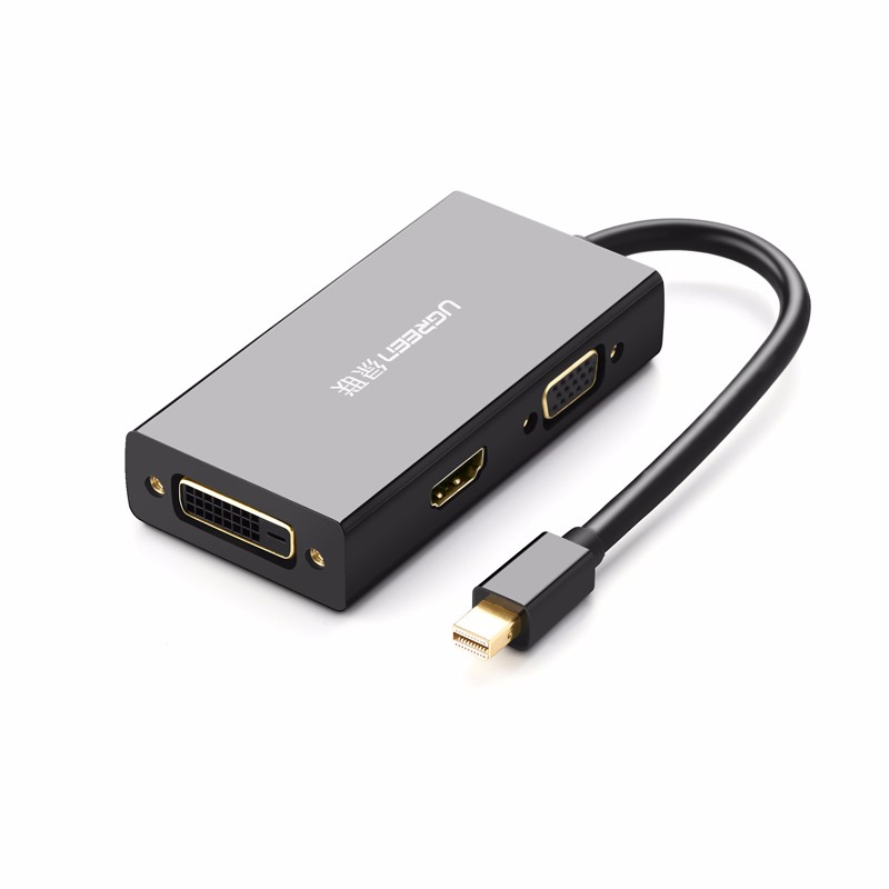 意昂2minidp转hdmi/vga/dvi三合一转换器