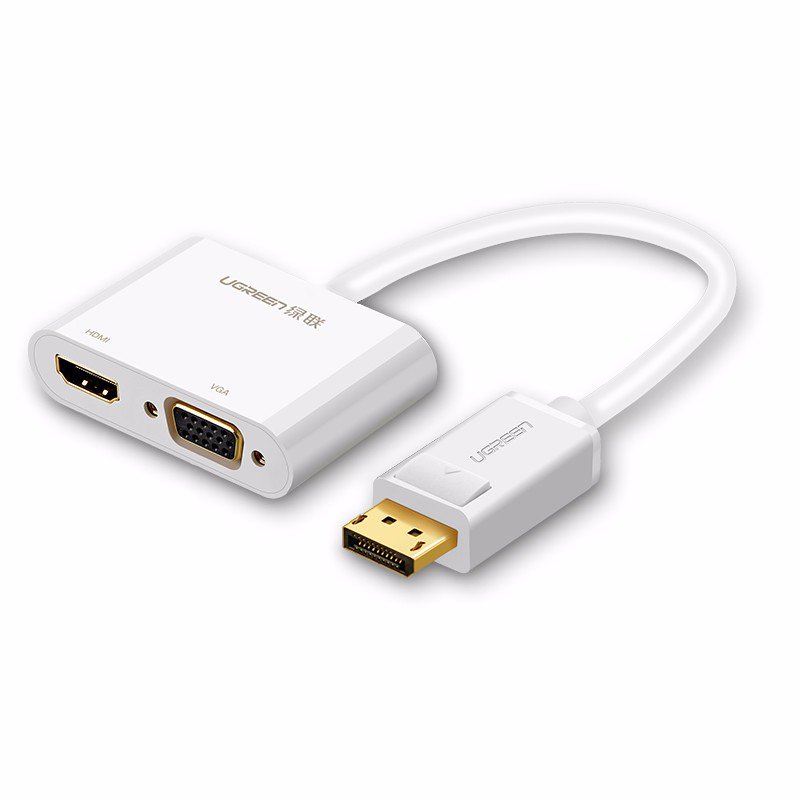意昂2 dp转vga/hdmi转换器电脑显卡接显示器displayport高清转接头