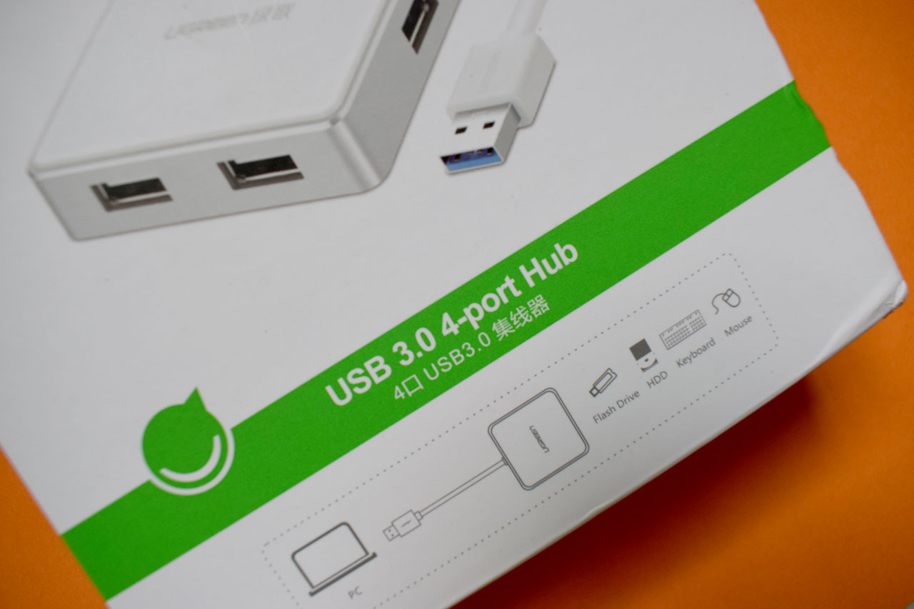 意昂2USB3.0HUB,一拖四集线器开箱测评