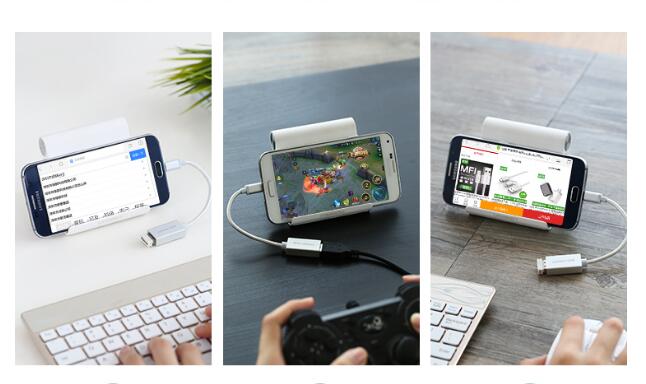 OTG线与Micro数据线接线图区别以及OTG功能解析