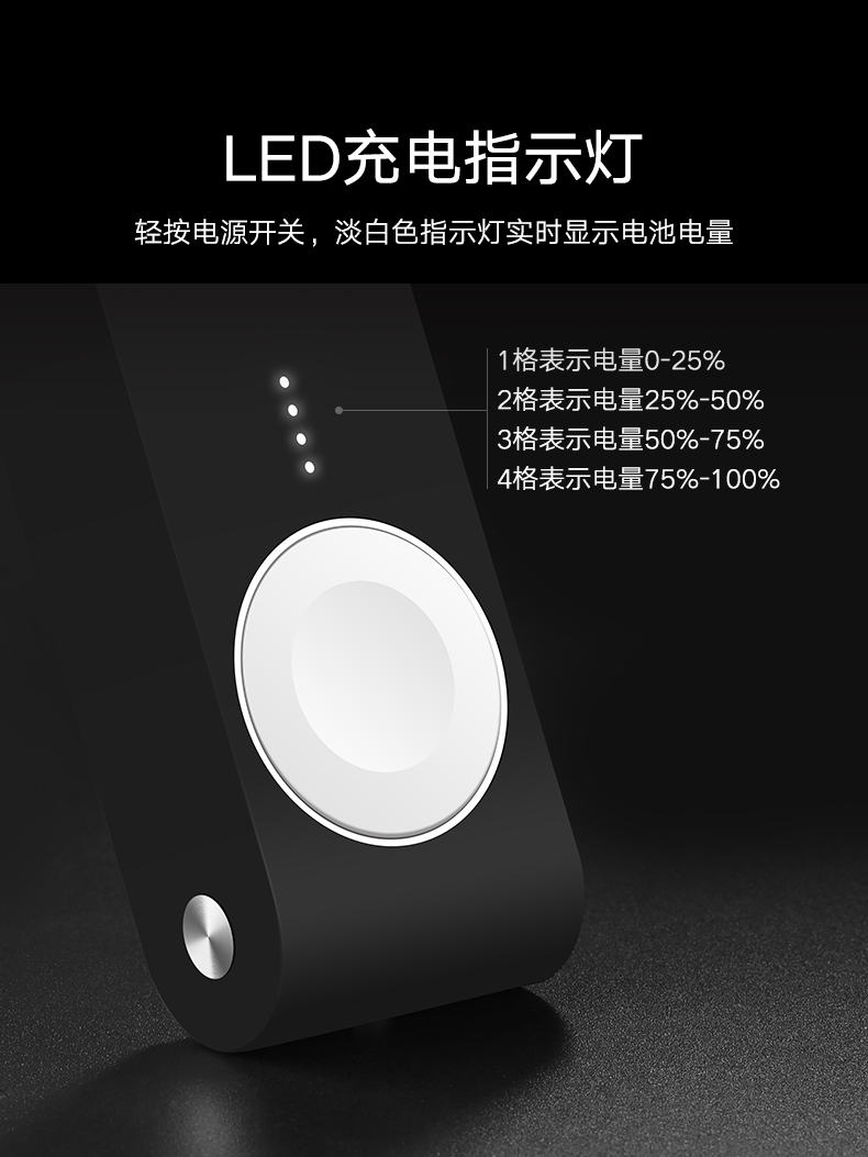 意昂2Apple Watch移动电源，4400毫安苹果MFi认证