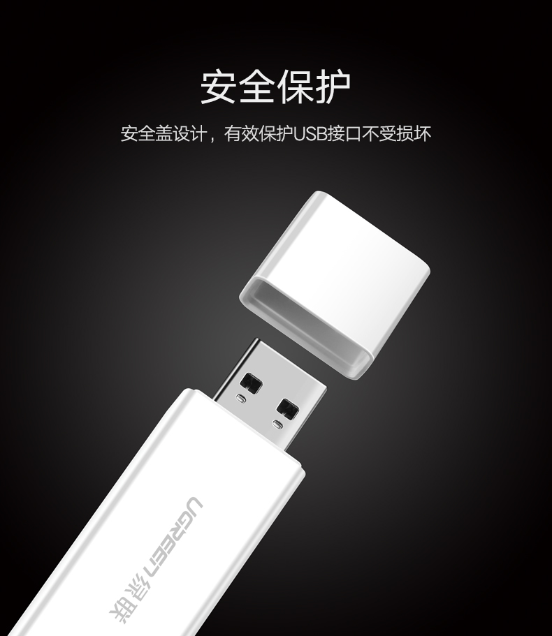 意昂2USB3.0读卡器，SD/TF多合一手机相机内存卡读卡器