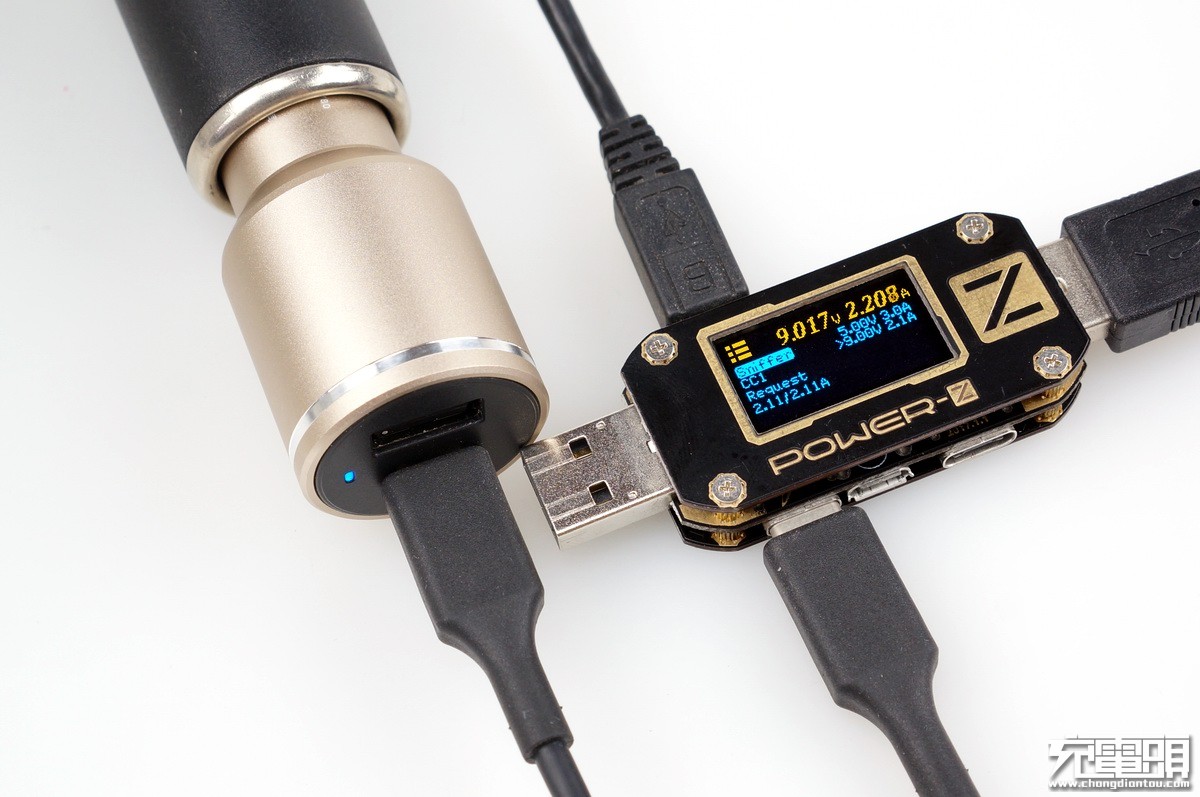 意昂2车充PD快充测试