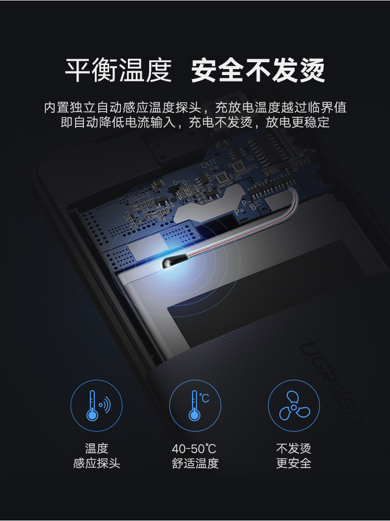 意昂2苹果移动电源，10000毫安带USB线和苹果数据线