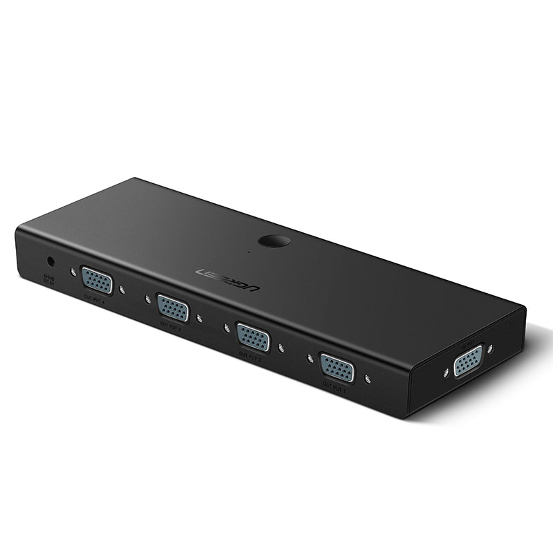 意昂2VGA分配器，一分四VGA高清视频1080P分屏器