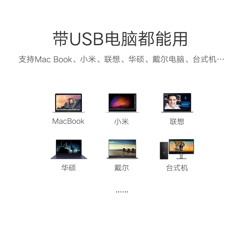 意昂2USB千兆网卡，笔记本超极本USB转水晶头千兆网卡