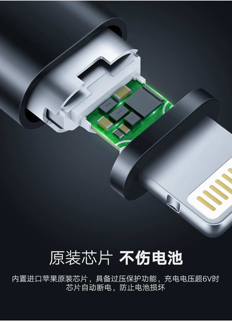 意昂2安卓转苹果转接头，MFi认证micro usb转lightning