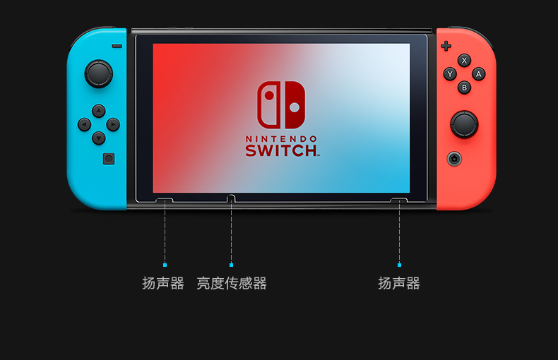 意昂2任天堂Nintendo Switch高清钢化膜