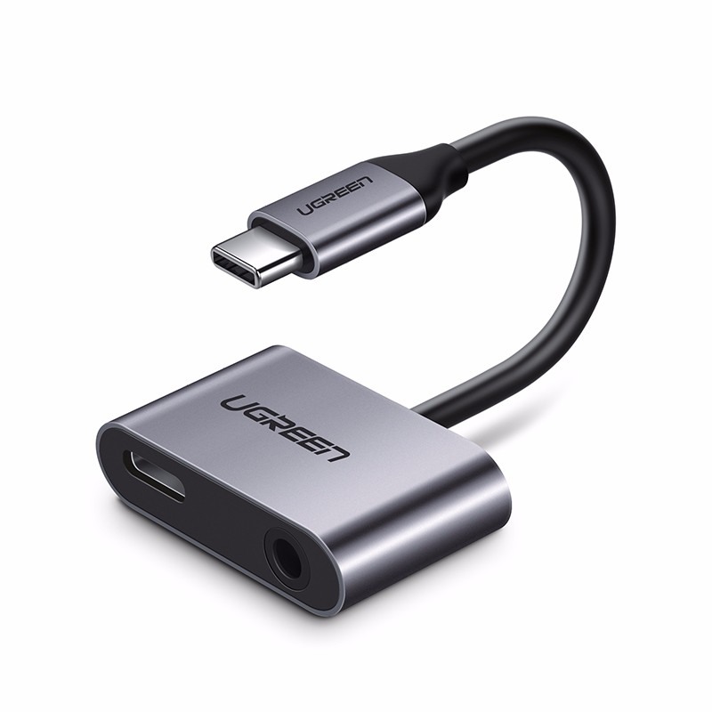 意昂2Type-C转耳机口一拖二转换器