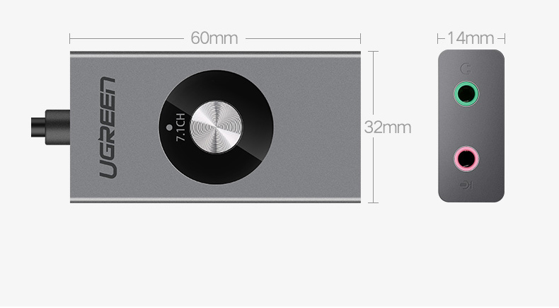 意昂2USB7.1外置声卡，USB转耳机麦克风声卡