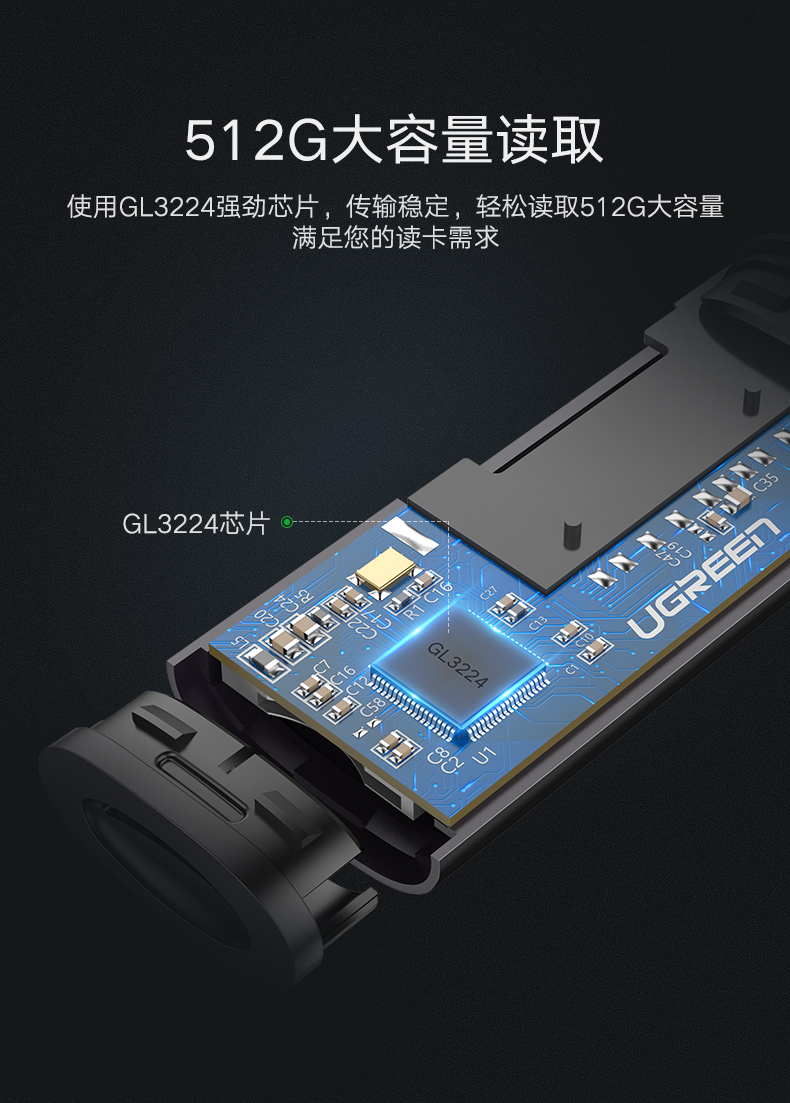 意昂2手机电脑两用读卡器，相机SD卡手机TF卡同时读取