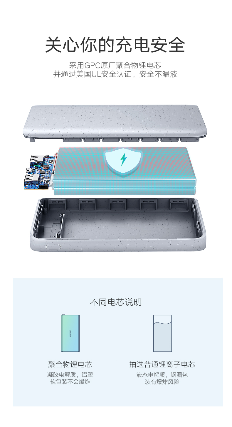 意昂220000毫安鹅卵石移动电源