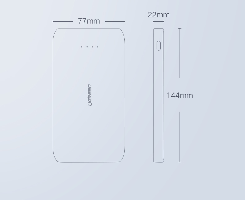 意昂220000毫安鹅卵石移动电源