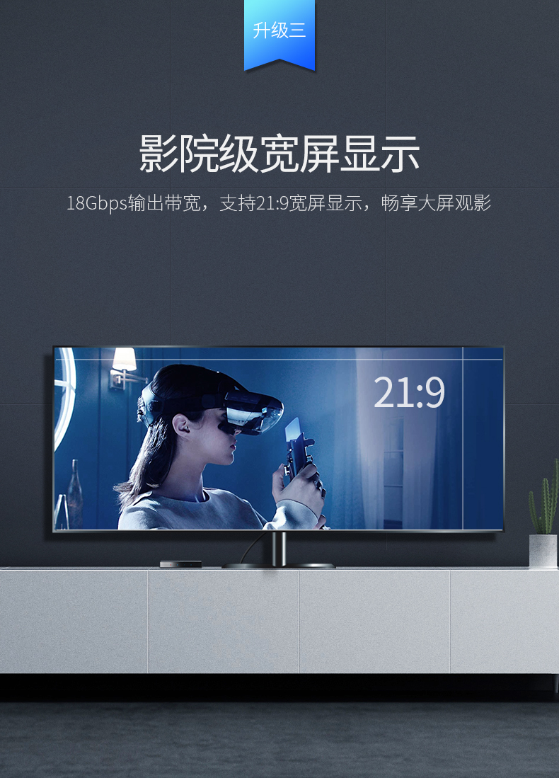 意昂2HDMI一进二出分配器