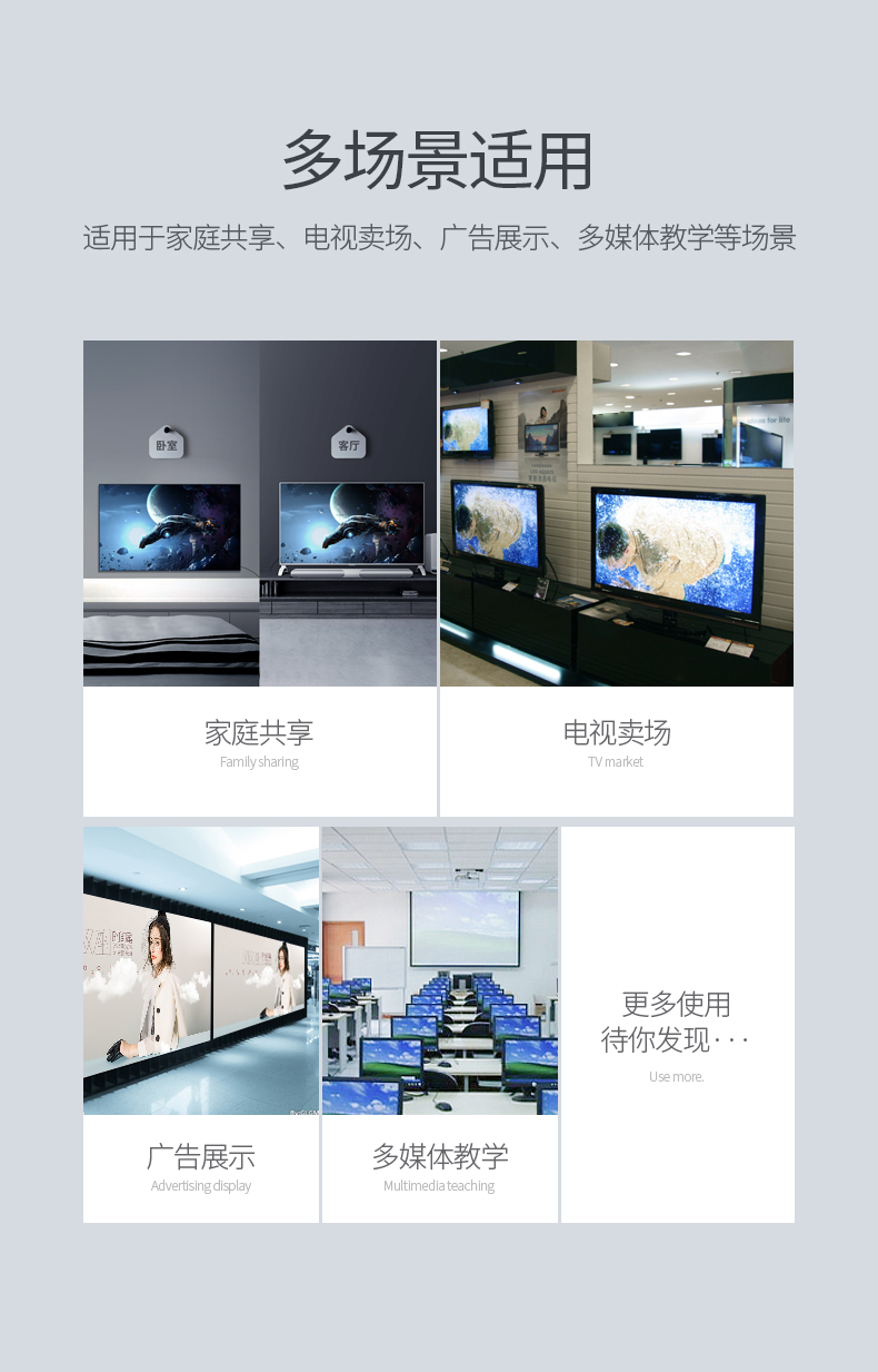 意昂2HDMI一进二出分配器