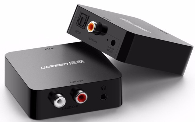 同轴光纤转3.5/2rca音频转换器设置教程丨30523丨30360