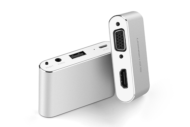 手机投屏转换器设置方法视频教程丨US228