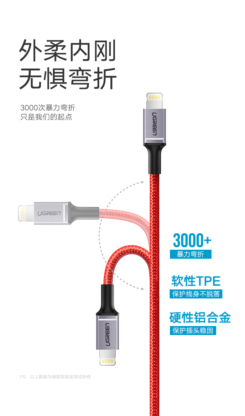 意昂2奢华款正品MFi认证苹果数据线