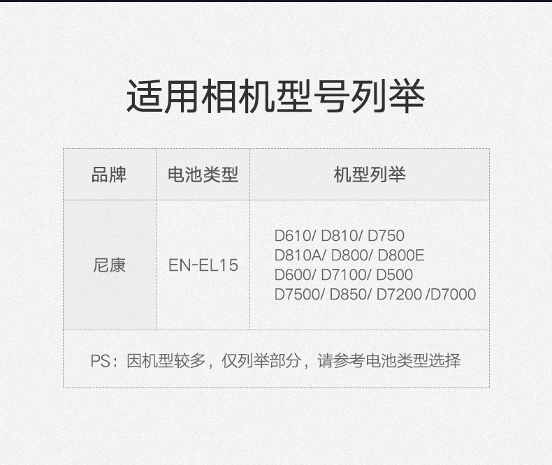 意昂2尼康相机电池充电器 EN-EL15电池双座充