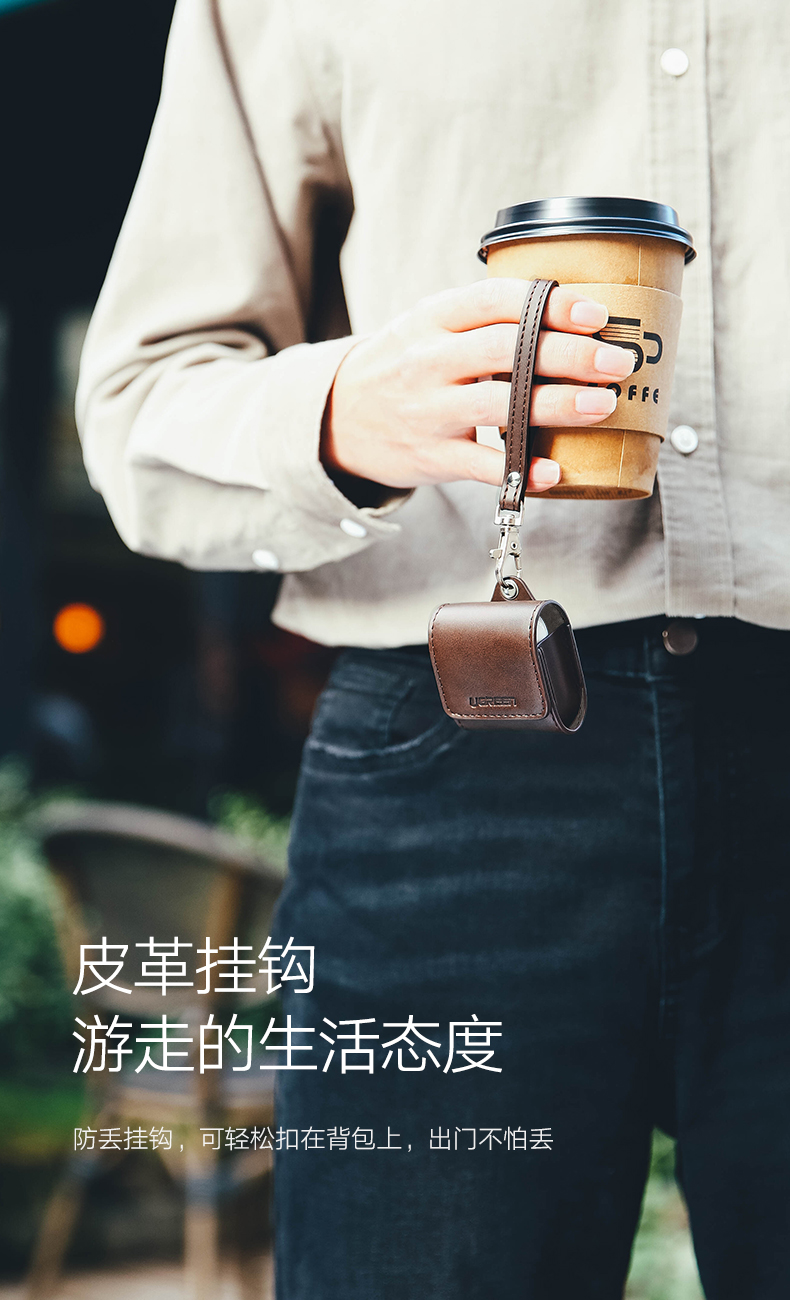 意昂2AirPods保护套 苹果无线蓝牙耳机收纳包