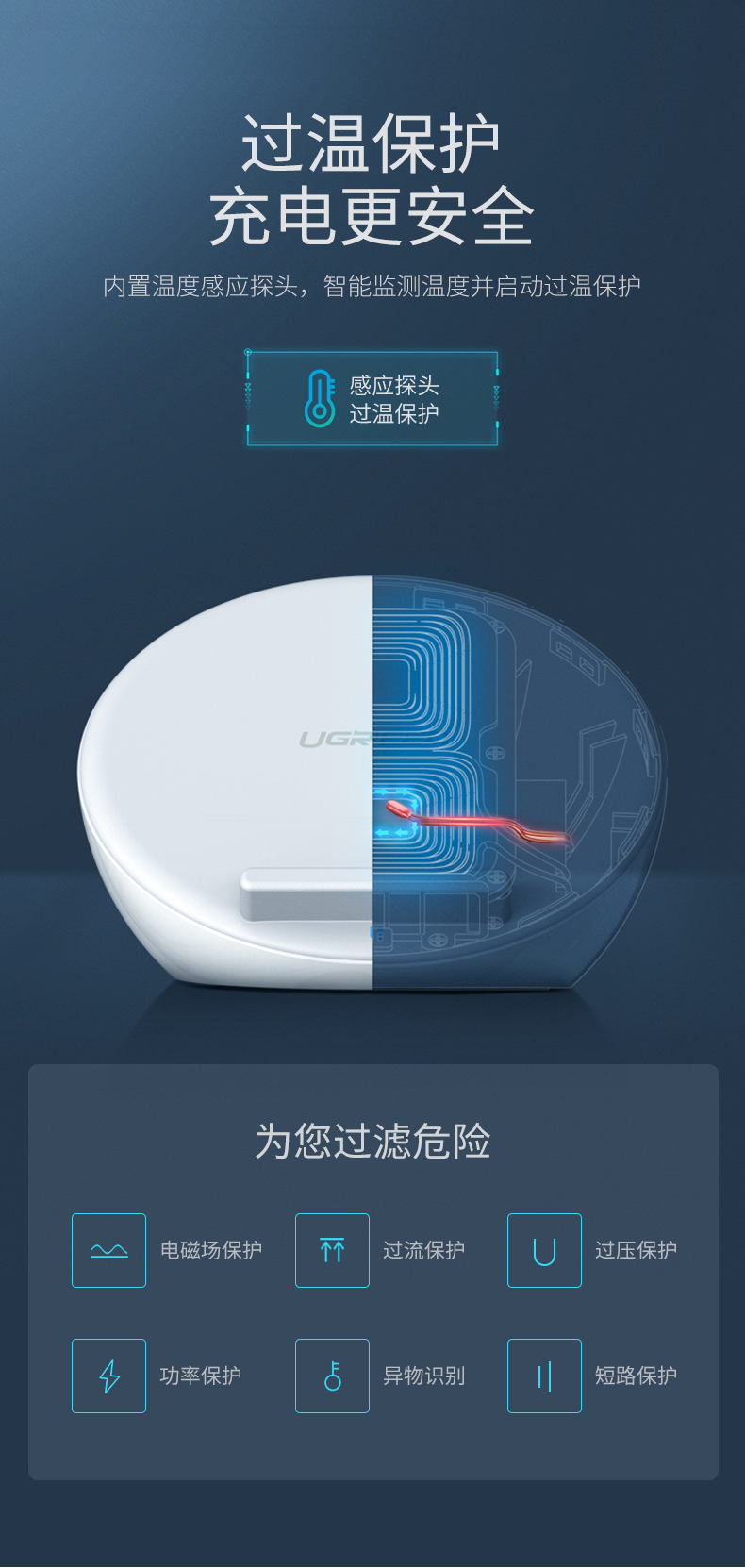 意昂2iPhone X华为Mate20系列无线充电器
