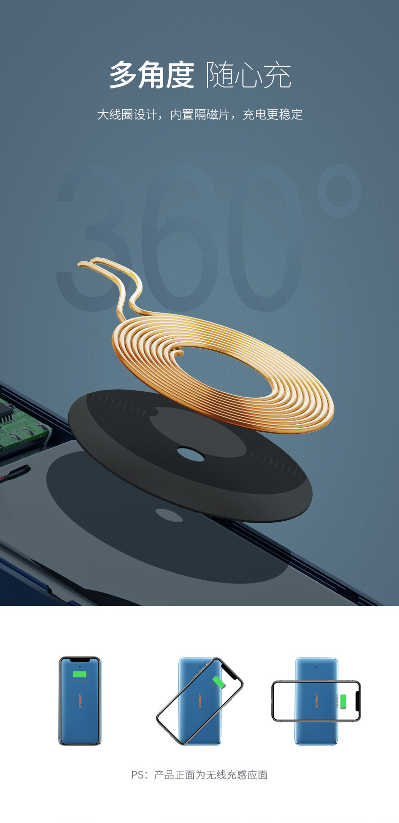 意昂2新款10000mAh无线充电宝