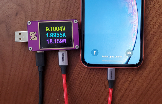 iPhone xr快充多少W