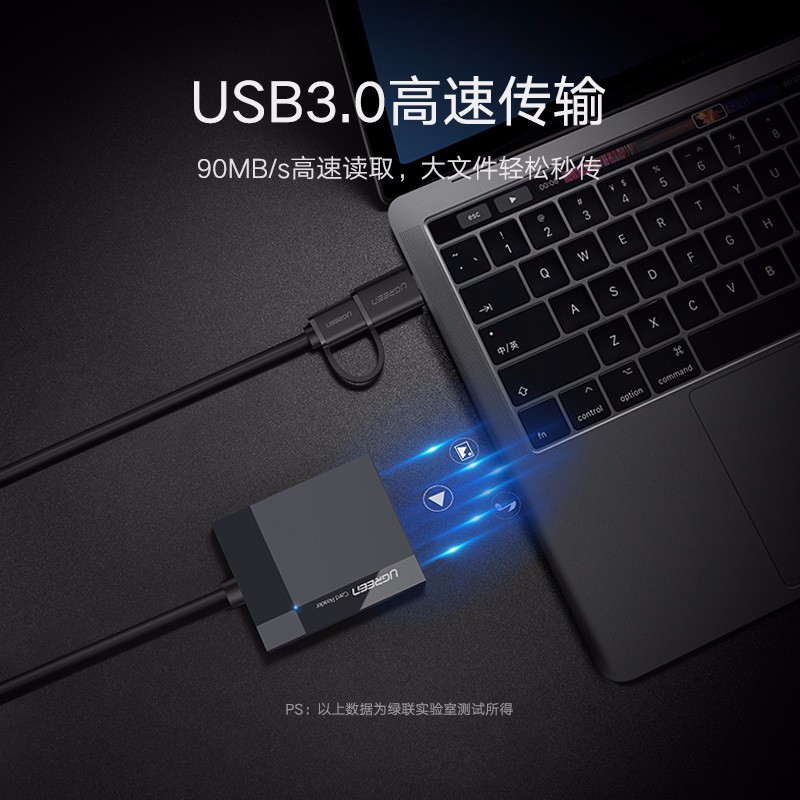 意昂2USB3.0读卡器,支持多卡同时读取