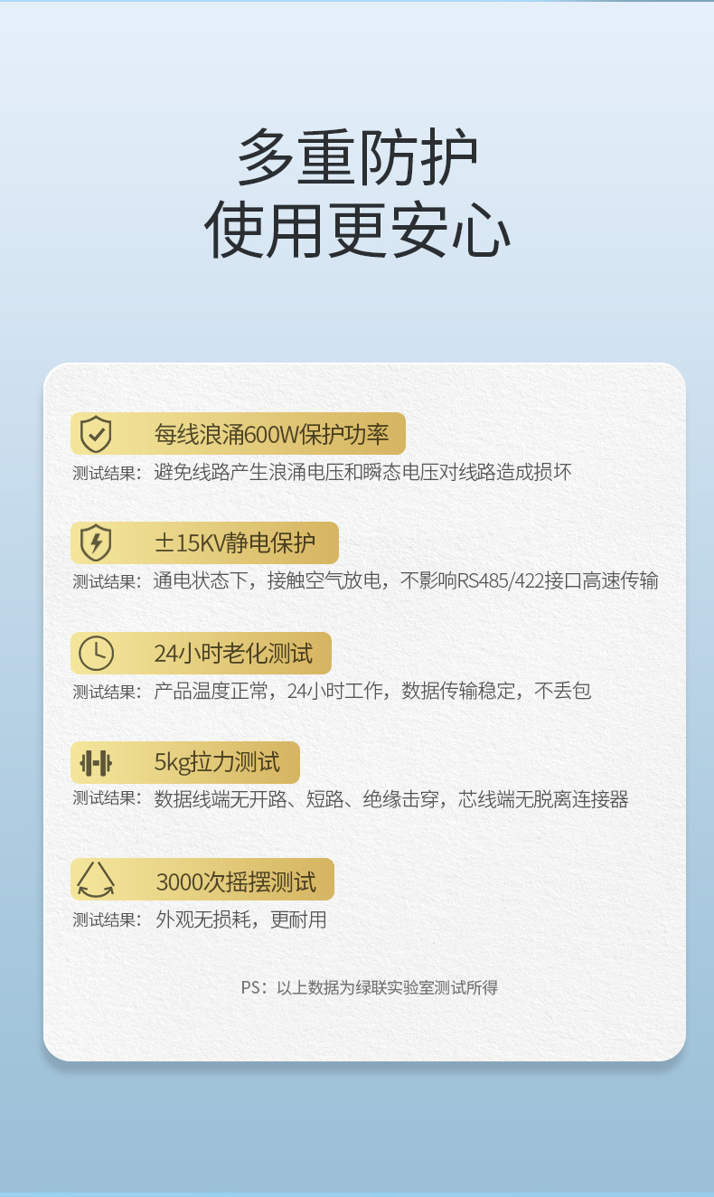 意昂2usb转rs485/422串口线，电脑九针工业串口线