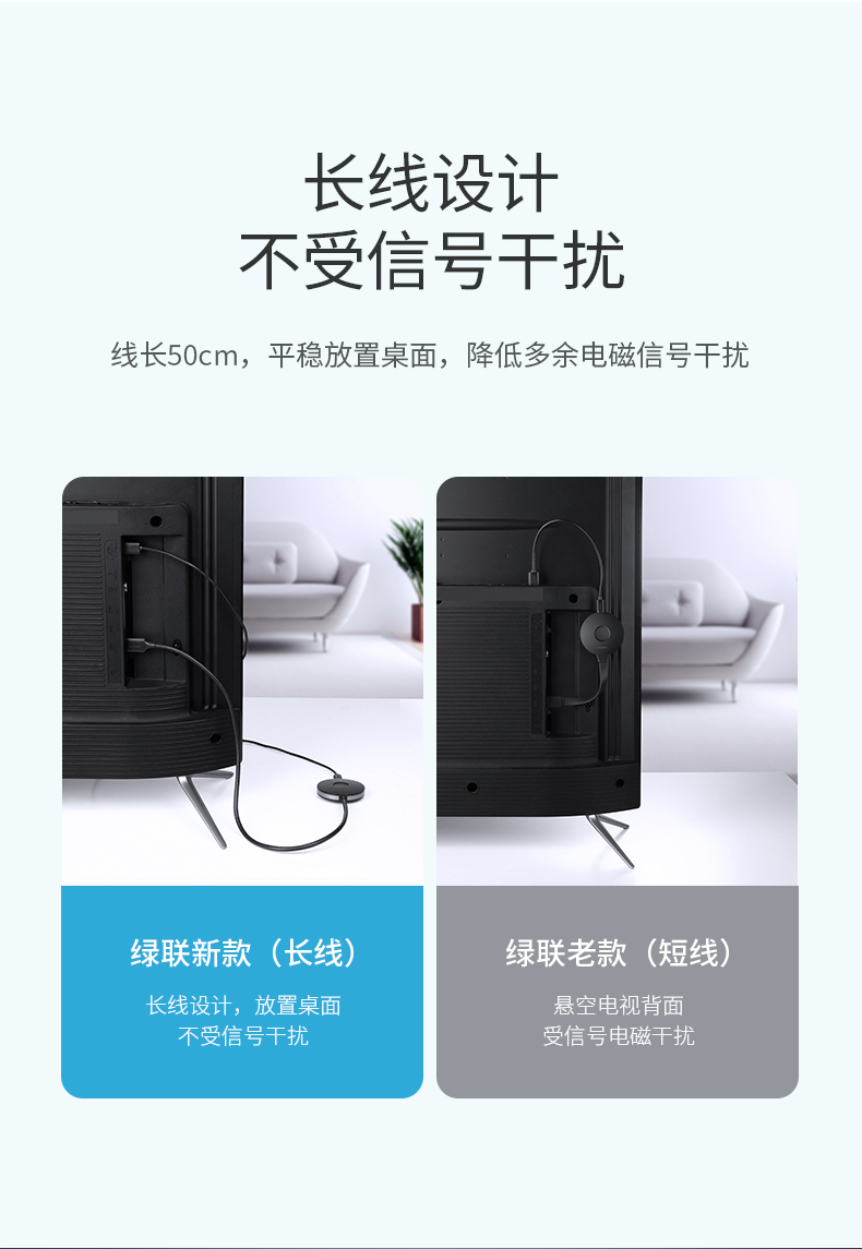 意昂2无线投屏器 手机同屏转换器