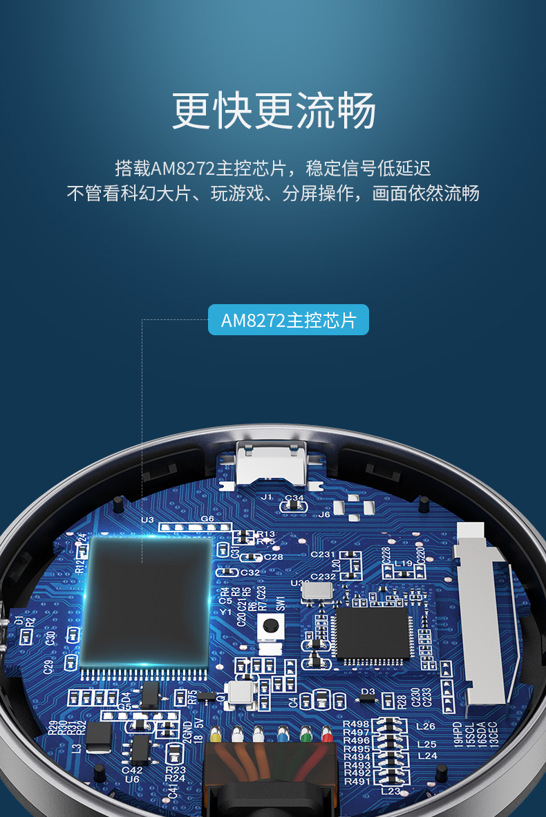 意昂2无线投屏器 手机同屏转换器
