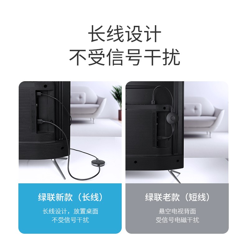 意昂2无线投屏器 手机同屏转换器