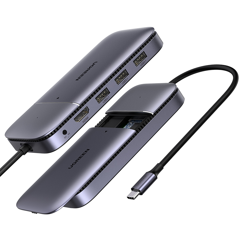 意昂2Type-c扩展坞兼M.2固态硬盘盒