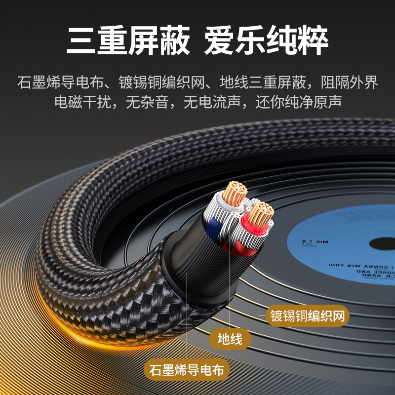 意昂2aux音频线3.5mm公对公