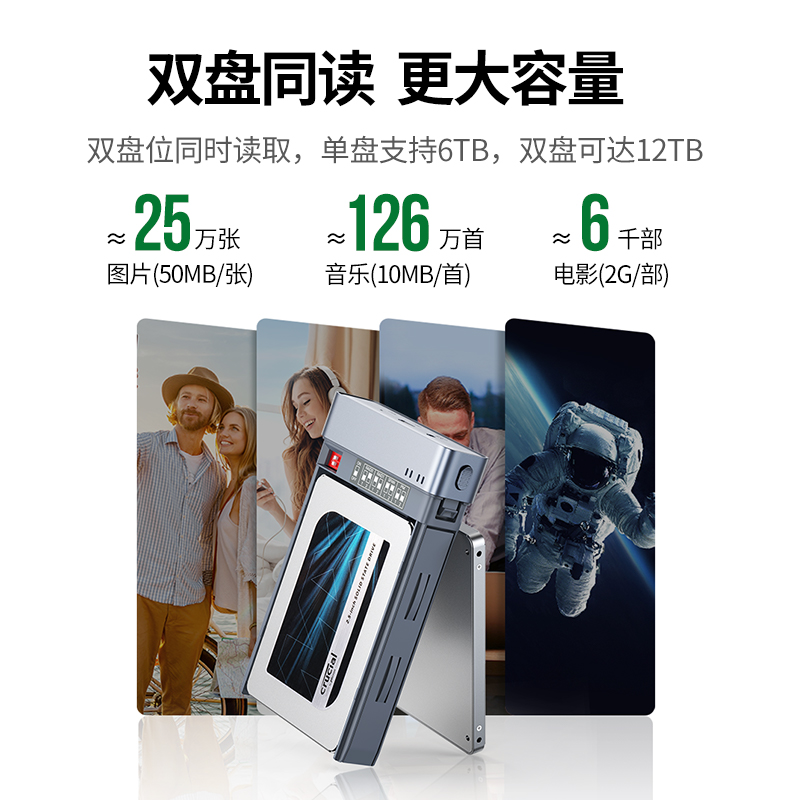 意昂22.5寸硬盘阵列盒