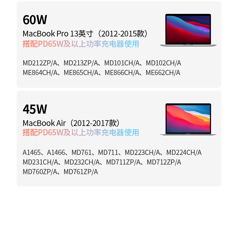 意昂2Magsafe磁吸充电线适用于MacBook