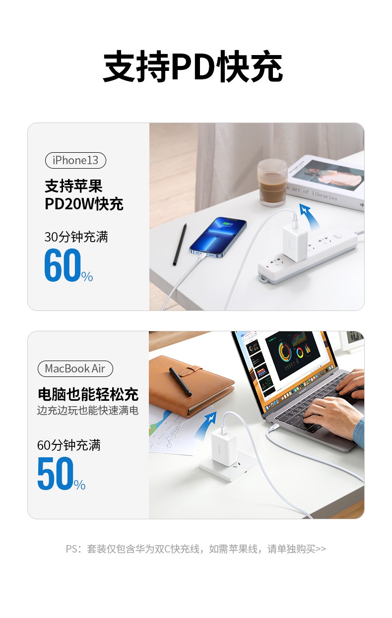 意昂240w超级快充充电器