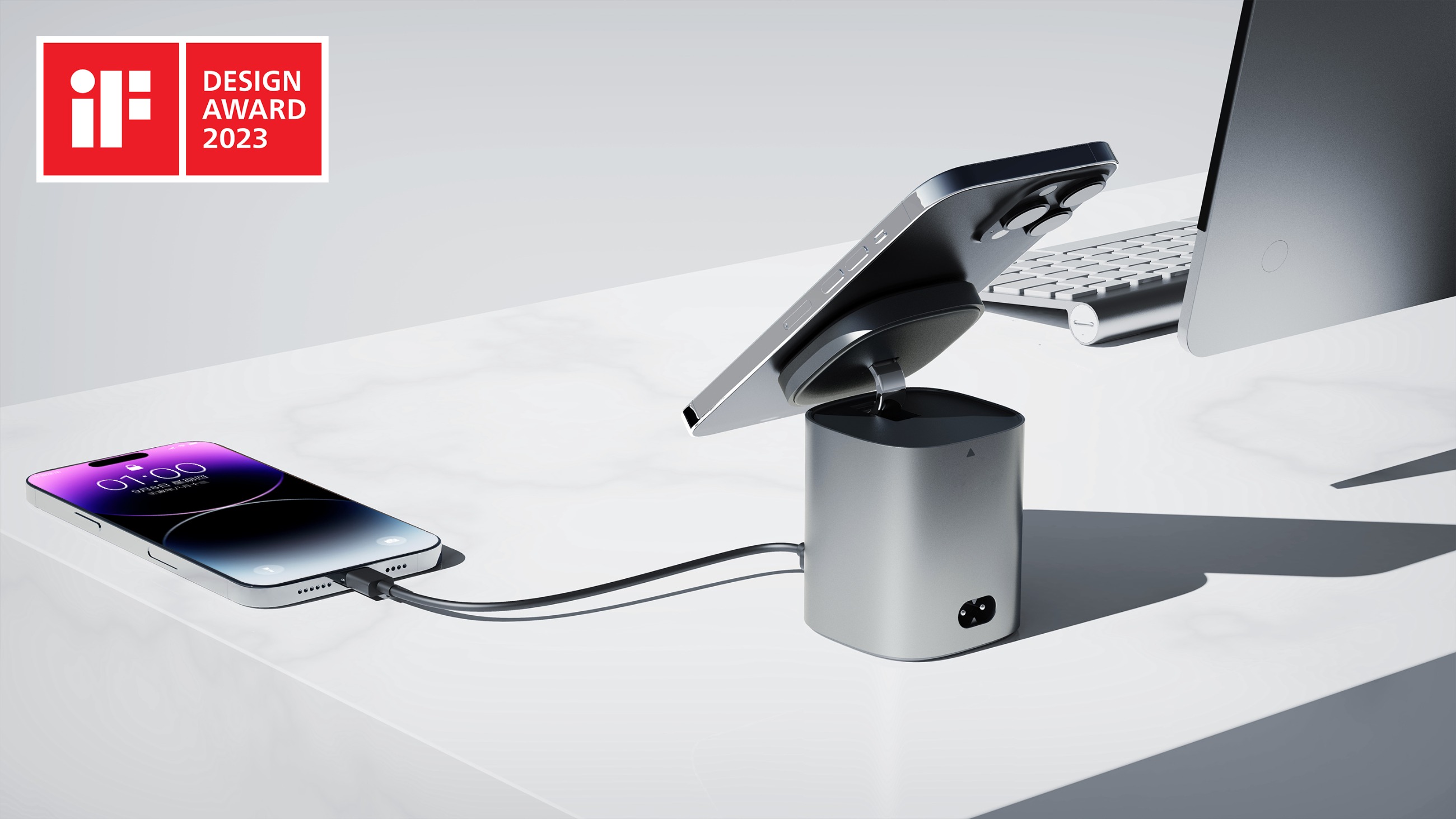 意昂2PD100W氮化镓充电器