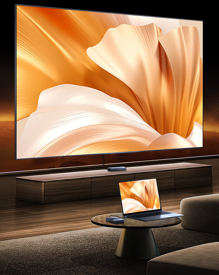 Type-C无线投屏器操作示意图