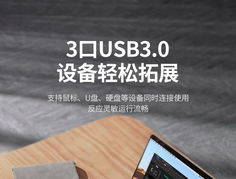 nzkyk CM512扩展坞背面接口展示，包括所有连接端口