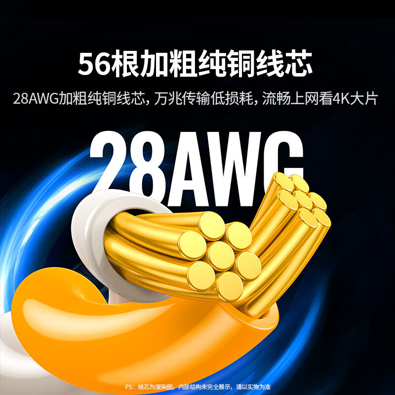 意昂2超六类CAT6A万兆网线