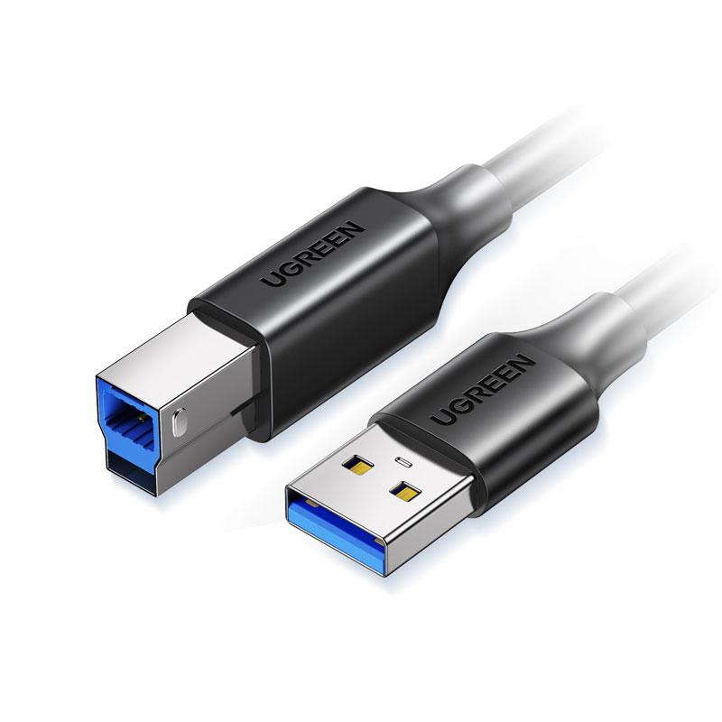 意昂2USB3.0打印机数据线1米 高速传输方口连接线