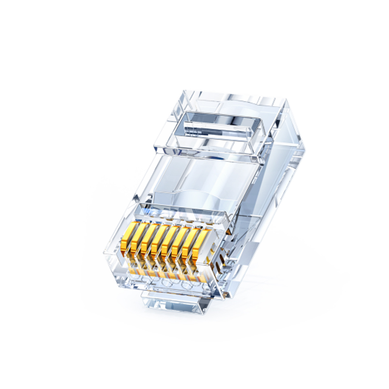 意昂2六类非屏蔽通孔式水晶头