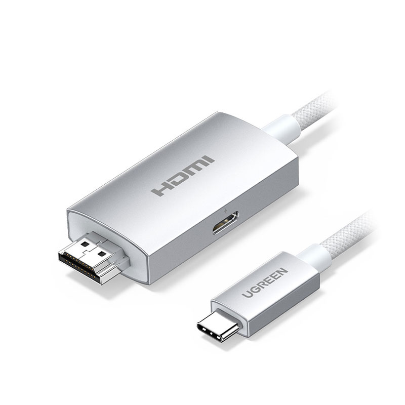 意昂2Type-C转HDMI转换器，4K60Hz高清投屏，支持PD充电