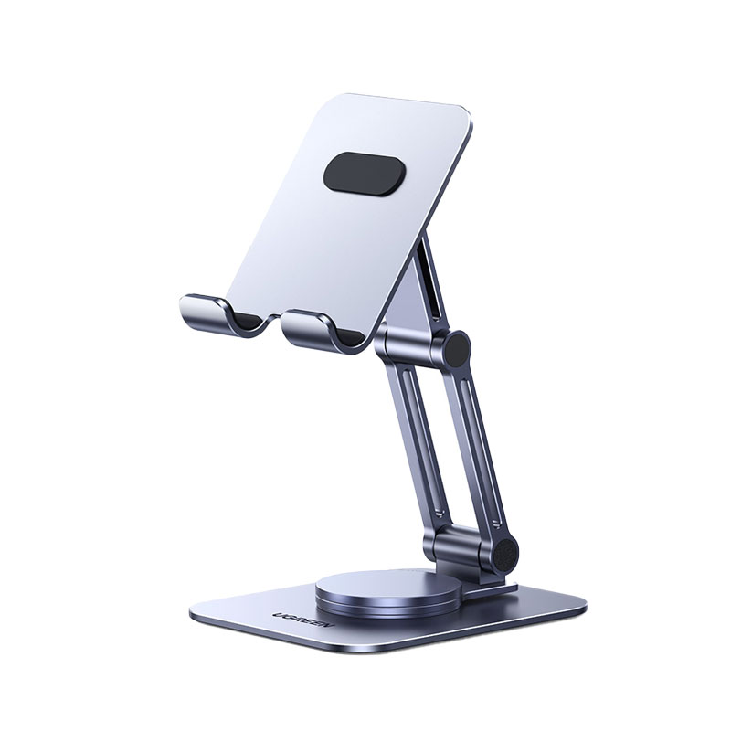 意昂2桌面手机支架铝合金平板支撑架360°旋转升降折叠