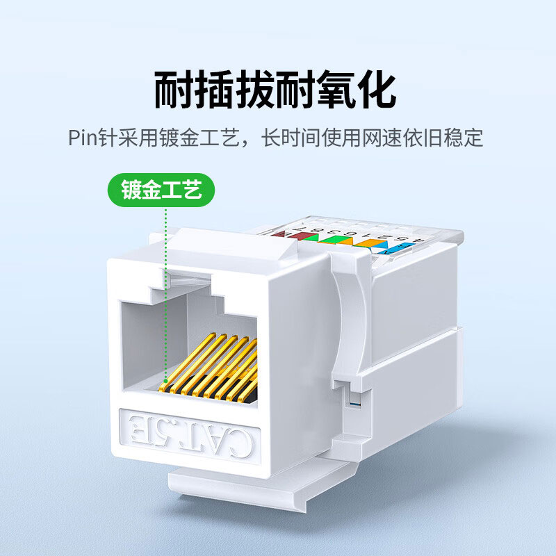 意昂2超五类非屏蔽免打模块