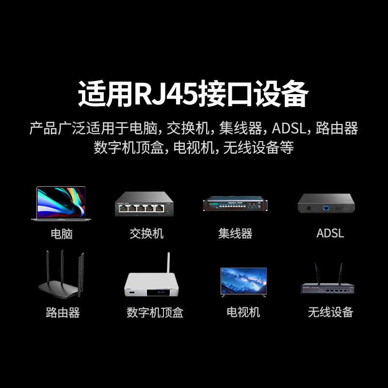 意昂2超五类非屏蔽通孔式3U水晶头