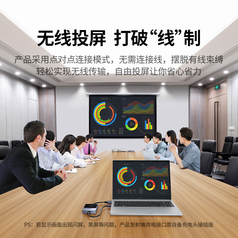 意昂2HDMI无线投屏器 企业会议家用同屏器